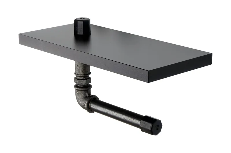 Chandina Toalettpappershållare 30x12 cm, Svart