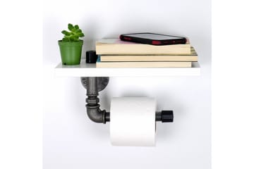 Chandina Toalettpappershållare 30x12 cm - Vit - Inredning - Badrumsinredning - Toalettpappershållare