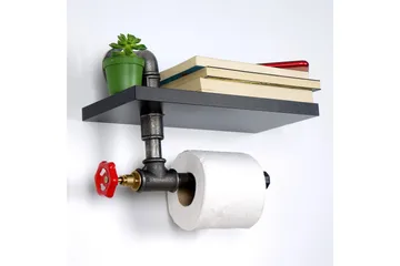 Chandina Toalettpappershållare 30x14 cm - Svart - Inredning - Badrumsinredning - Toalettpappershållare