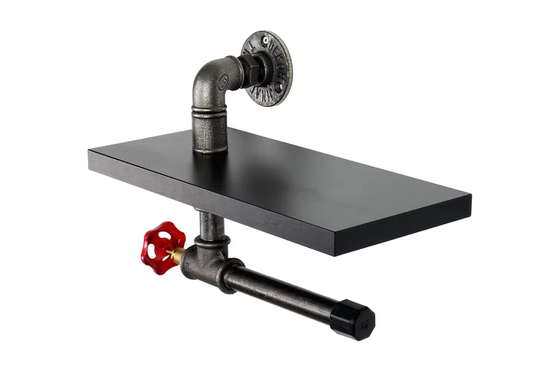 Chandina Toalettpappershållare 30x14 cm, Svart