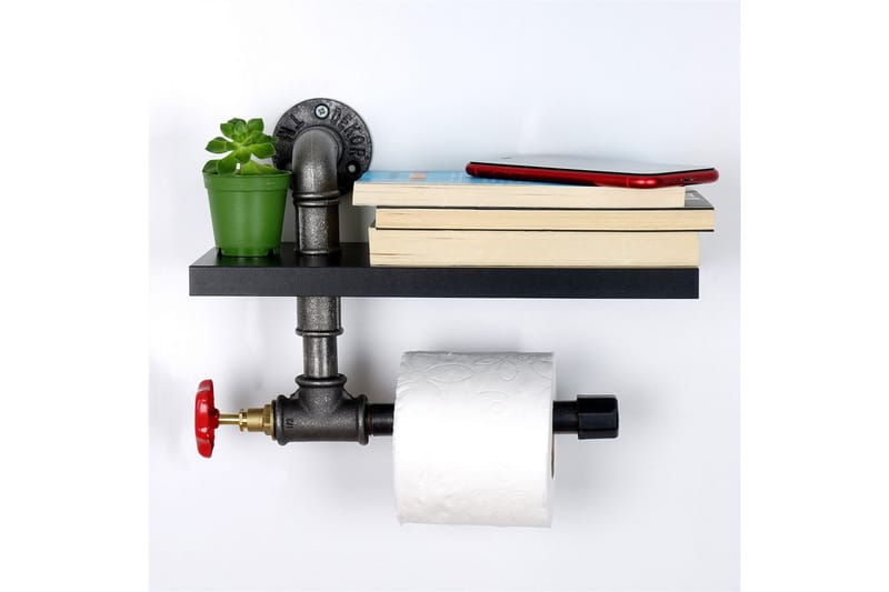 Chandina Toalettpappershållare 30x14 cm - Svart - Inredning - Badrumsinredning - Toalettpappershållare