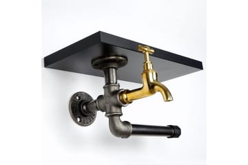 Chandina Toalettpappershållare 30x17 cm - Svart - Inredning - Badrumsinredning - Toalettpappershållare