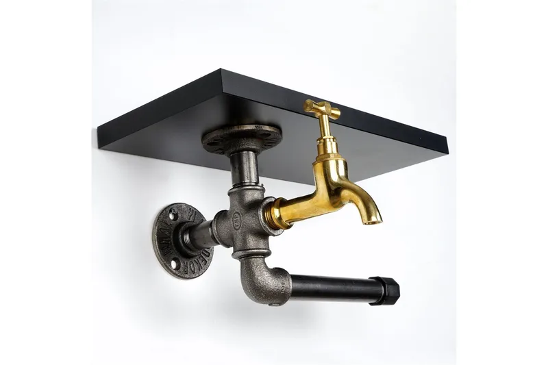 Chandina Toalettpappershållare 30x17 cm - Svart - Inredning - Badrumsinredning - Toalettpappershållare