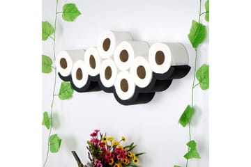 Erkent Toalettpappershållare 62x9 cm - Svart - Inredning - Badrumsinredning - Toalettpappershållare