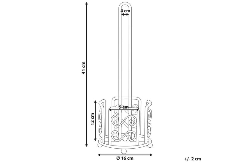 Toalettpappershållare Mandi Grå - Grå - Inredning - Badrumsinredning - Toalettpappershållare