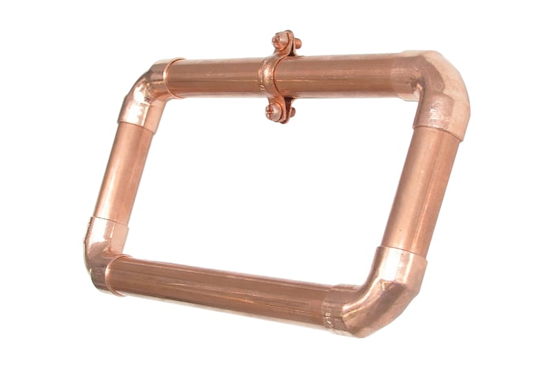 Toalettpappershållare Kiriakos 22 cm - Roséguld - Inredning - Badrumsinredning - Toalettpappershållare
