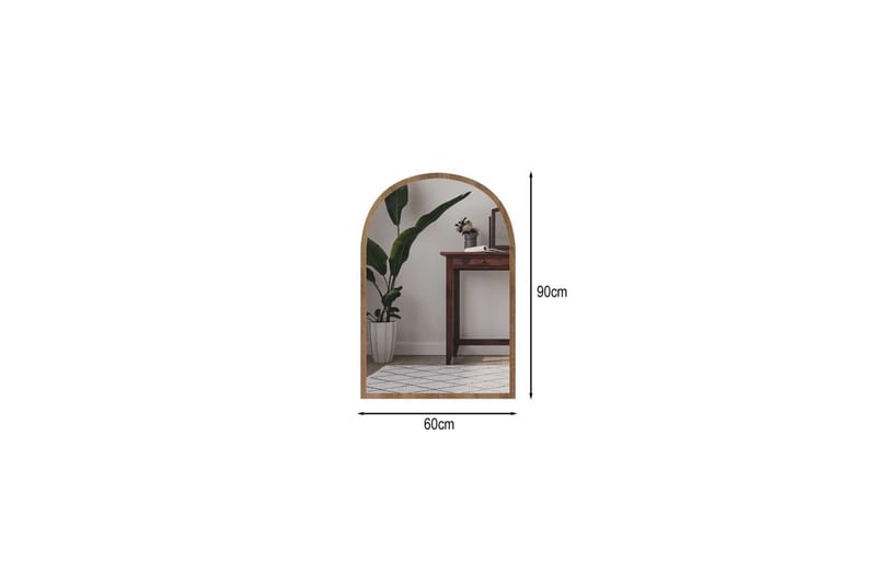 Ulren Badrumsspegel 60 cm - Ek - Inredning - Badrumsinredning - Badrumsspegel