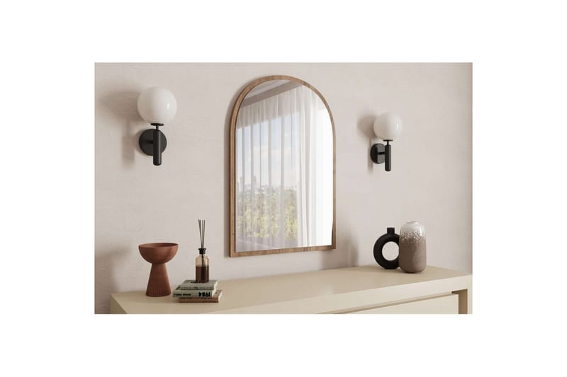 Ulren Badrumsspegel 60 cm - Valnöt - Inredning - Badrumsinredning - Badrumsspegel
