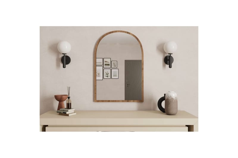 Ulren Badrumsspegel 60 cm - Valnöt - Inredning - Badrumsinredning - Badrumsspegel