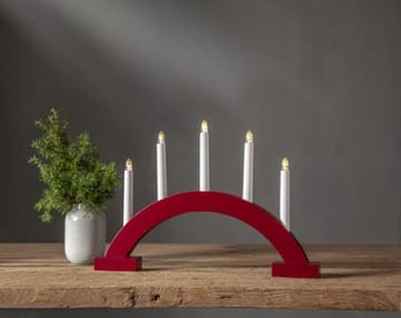 Abbe Ljusstake 46 cm - röd - Inredning - Dekoration & inredningsdetaljer - Julpynt & juldekoration