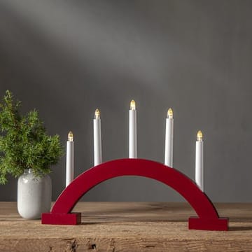 Abbe Ljusstake 46 cm - röd - Inredning - Dekoration & inredningsdetaljer - Julpynt & juldekoration