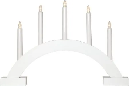 Abbe Ljusstake 46 cm, vit