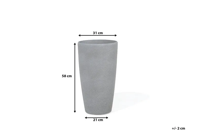 Abdera Kruka 31 cm - Grå - Inredning - Dekoration & inredningsdetaljer - Krukor & ytterkrukor - Utomhuskruka