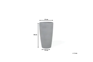 Abdera Kruka 31 cm - Grå - Inredning - Dekoration & inredningsdetaljer - Krukor & ytterkrukor - Utomhuskruka