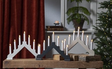 Ada Ljusstake 37.5 cm - grafitgrå - Inredning - Dekoration & inredningsdetaljer - Julpynt & juldekoration