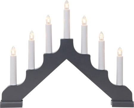 Ada Ljusstake 37.5 cm - grafitgrå - Inredning - Dekoration & inredningsdetaljer - Julpynt & juldekoration