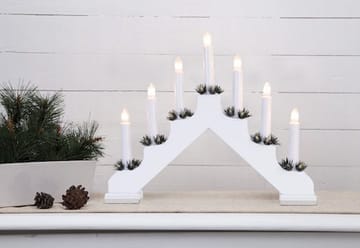 Ada Ljusstake 37.5 cm - vit - Inredning - Dekoration & inredningsdetaljer - Julpynt & juldekoration
