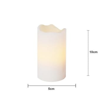 Advent LED Blockljus 4-pack 5 cm - vit - Inredning - Dekoration & inredningsdetaljer - Julpynt & juldekoration