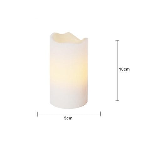 Advent LED Blockljus 4-pack 5 cm - vit - Inredning - Dekoration & inredningsdetaljer - Julpynt & juldekoration