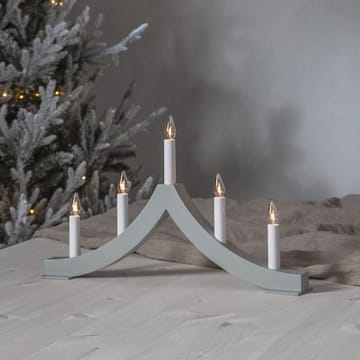 Adventsljusstake Pagod 45x27 cm Trä 5 ljus E10 - Grå - Inredning - Dekoration & inredningsdetaljer - Julpynt & juldekoration