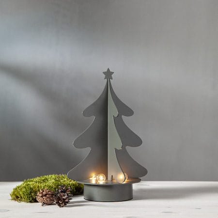 Afton Ljusstake 21 cm - grön - Inredning - Dekoration & inredningsdetaljer - Julpynt & juldekoration