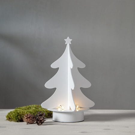 Afton Ljusstake 21 cm - vit - Inredning - Dekoration & inredningsdetaljer - Julpynt & juldekoration