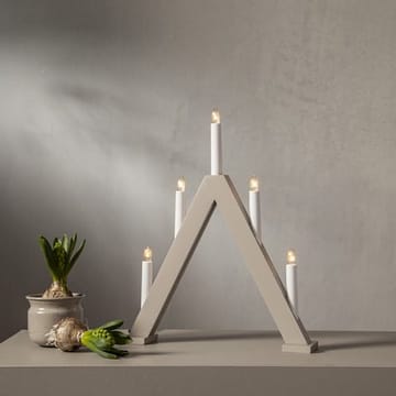 Albo Ljusstake 34 cm - beige - Inredning - Dekoration & inredningsdetaljer - Julpynt & juldekoration