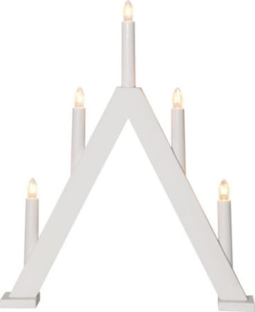 Albo Ljusstake 34 cm - vit - Inredning - Dekoration & inredningsdetaljer - Julpynt & juldekoration