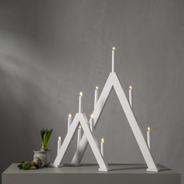 Albo Ljusstake 34 cm - vit - Inredning - Dekoration & inredningsdetaljer - Julpynt & juldekoration
