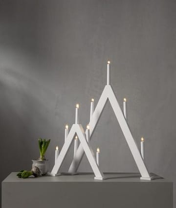 Albo Ljusstake 34 cm - vit - Inredning - Dekoration & inredningsdetaljer - Julpynt & juldekoration