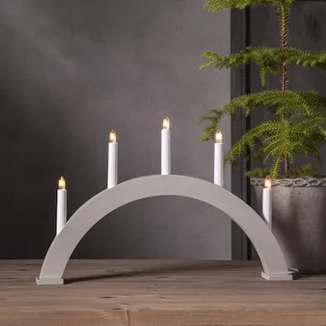Albo Ljusstake 51 cm - beige - Inredning - Dekoration & inredningsdetaljer - Julpynt & juldekoration