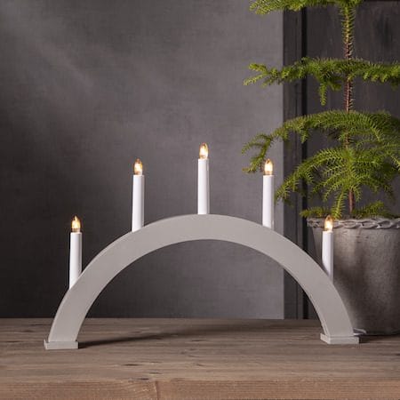 Albo Ljusstake 51 cm - beige - Inredning - Dekoration & inredningsdetaljer - Julpynt & juldekoration