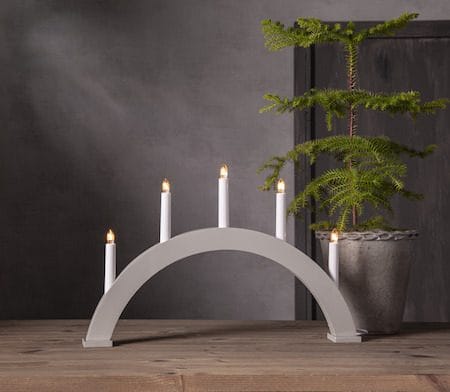 Albo Ljusstake 51 cm - beige - Inredning - Dekoration & inredningsdetaljer - Julpynt & juldekoration