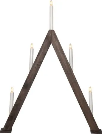 Albo Ljusstake 51 cm - valnötsbrun - Inredning - Dekoration & inredningsdetaljer - Julpynt & juldekoration