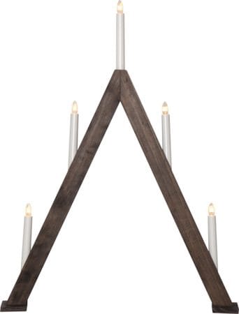 Albo Ljusstake 51 cm - valnötsbrun - Inredning - Dekoration & inredningsdetaljer - Julpynt & juldekoration