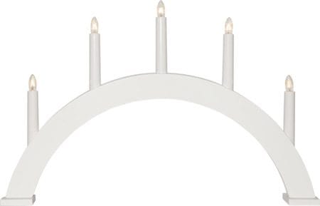 Albo Ljusstake 51 cm - vit - Inredning - Dekoration & inredningsdetaljer - Julpynt & juldekoration