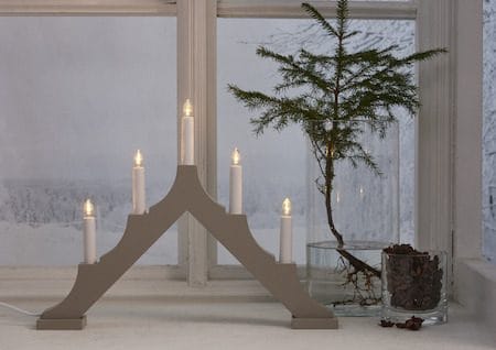 Alma Ljusstake 44 cm - beige - Inredning - Dekoration & inredningsdetaljer - Julpynt & juldekoration