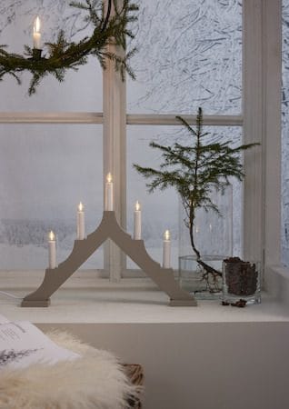Alma Ljusstake 44 cm - beige - Inredning - Dekoration & inredningsdetaljer - Julpynt & juldekoration
