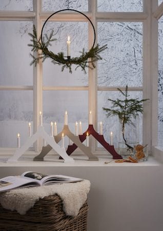 Alma Ljusstake 44 cm - vit - Inredning - Dekoration & inredningsdetaljer - Julpynt & juldekoration