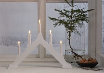 Alma Ljusstake 44 cm - vit - Inredning - Dekoration & inredningsdetaljer - Julpynt & juldekoration