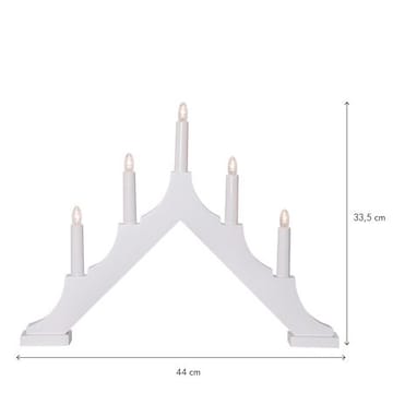 Alma Ljusstake 44 cm - vit - Inredning - Dekoration & inredningsdetaljer - Julpynt & juldekoration