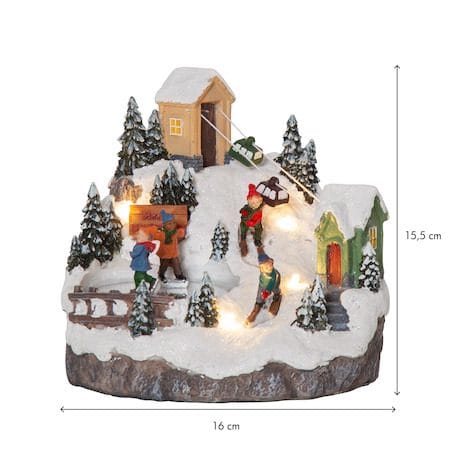 Alpville Juldekoration belysning 16 cm - Flerfärgad - Inredning - Dekoration & inredningsdetaljer - Julpynt & juldekoration