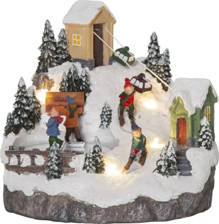 Alpville Juldekoration belysning 16 cm - Flerfärgad - Inredning - Dekoration & inredningsdetaljer - Julpynt & juldekoration