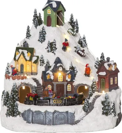 Alpville Juldekoration belysning 23.5 cm, flerfärgad