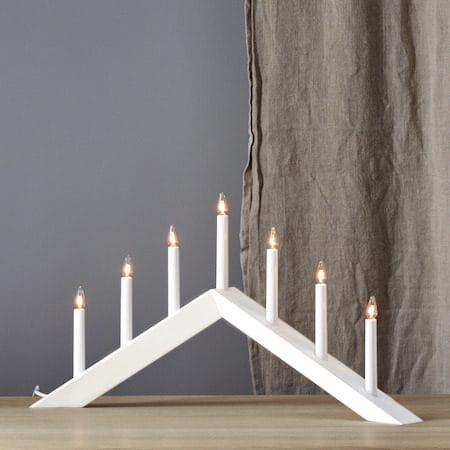 Arrow Ljusstake 69 cm - vit - Inredning - Dekoration & inredningsdetaljer - Julpynt & juldekoration