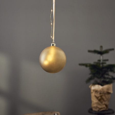 Bliss Glaskula 15 cm - matt guld - Inredning - Dekoration & inredningsdetaljer - Julpynt & juldekoration
