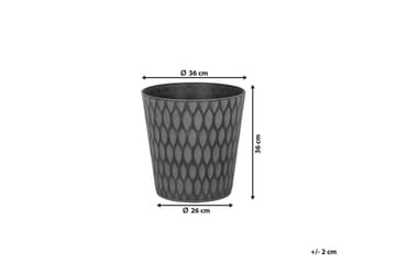 Blomkruka Lavrio 36 cm - Grå - Inredning - Dekoration & inredningsdetaljer