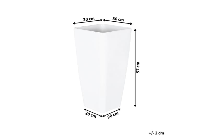 Blomkruka Modi 57 cm - Vit - Inredning - Dekoration & inredningsdetaljer
