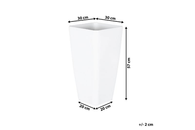 Blomkruka Modi 57 cm - Vit - Inredning - Dekoration & inredningsdetaljer