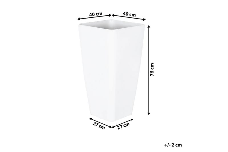 Blomkruka Modi 76 cm - Vit - Dekoration & inredningsdetaljer